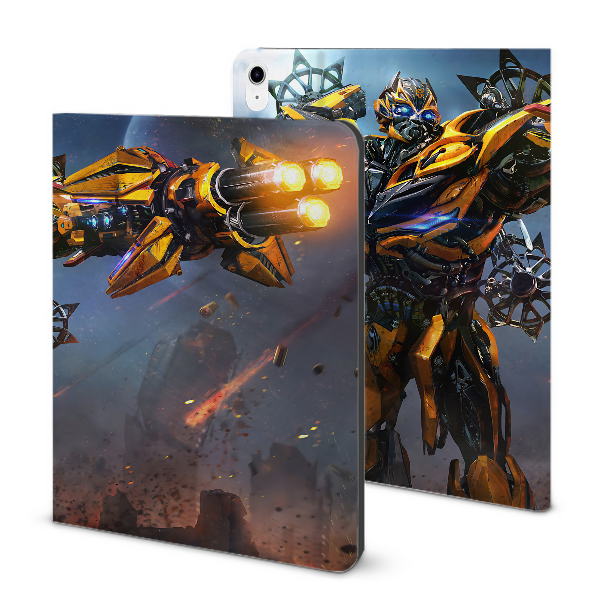（画像用） Transformers トランスフォーマー IPad ケース ブック型 PUレザー TPU 耐衝撃 軽量 薄型 ペン収納なし 全面保護 IPad 各モデル対応